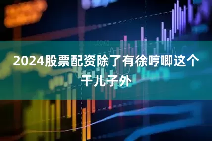 2024股票配资除了有徐哼唧这个干儿子外