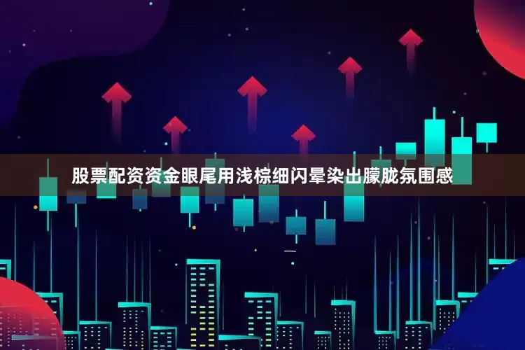 股票配资资金眼尾用浅棕细闪晕染出朦胧氛围感